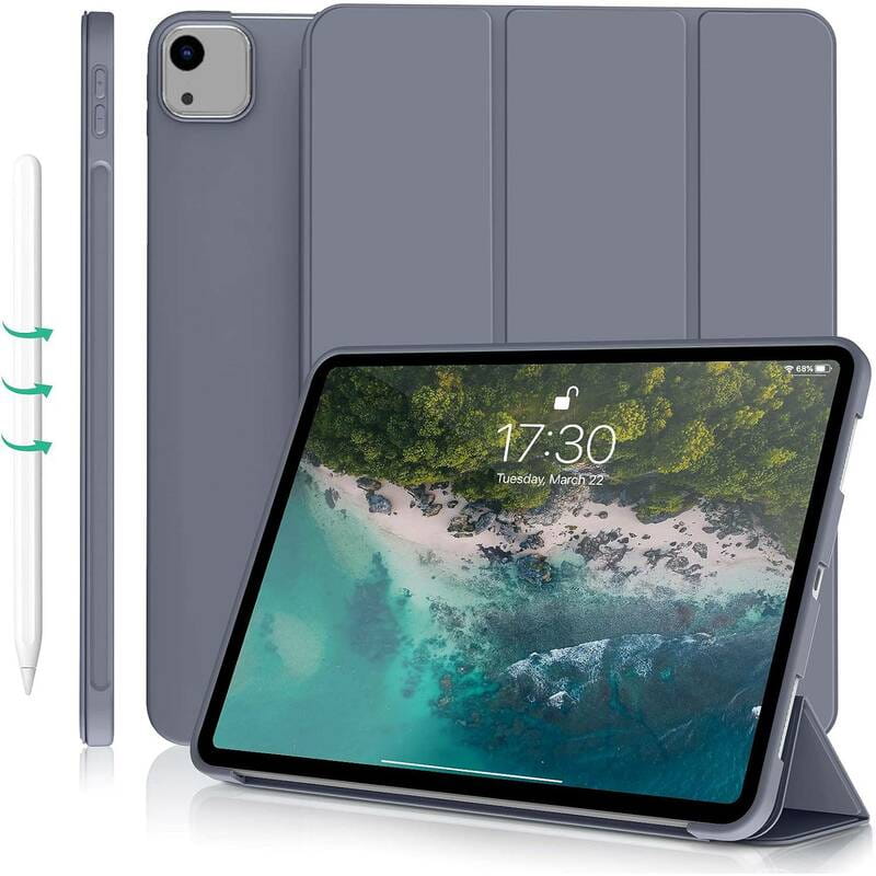 Чохол-книжка BeCover Tri Fold Soft TPU Silicone для Apple iPad Air 13" M2 2024 Purple (711743)