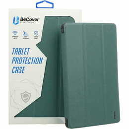 Чохол-книжка BeCover Tri Fold Soft TPU Silicone для Apple iPad Pro 11" M4 2024 Dark Green (711746)