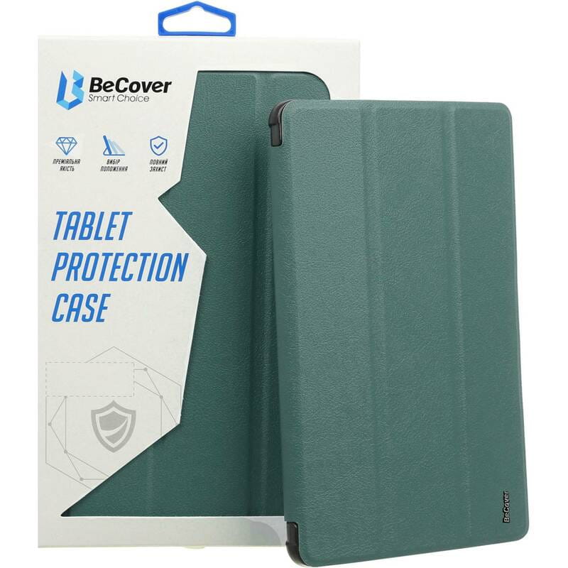 Чохол-книжка BeCover Tri Fold Soft TPU Silicone для Apple iPad Pro 11" M4 2024 Dark Green (711746)