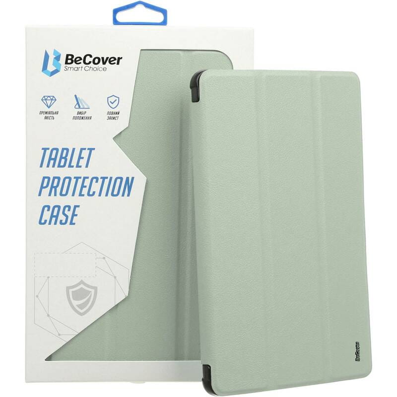 Чeхол-книжка BeCover Tri Fold Soft TPU Silicone для Apple iPad Pro 11" M4 2024 Light Green (711747)