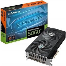 Відеокарта GF RTX 5060 Ti  8GB GDDR7 Eagle OC Gigabyte (GV-N506TEAGLE OC-8GD)