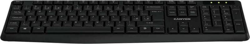 Клавіатура бездротова Canyon KB-W01 Black (CNE-CKEYW01)