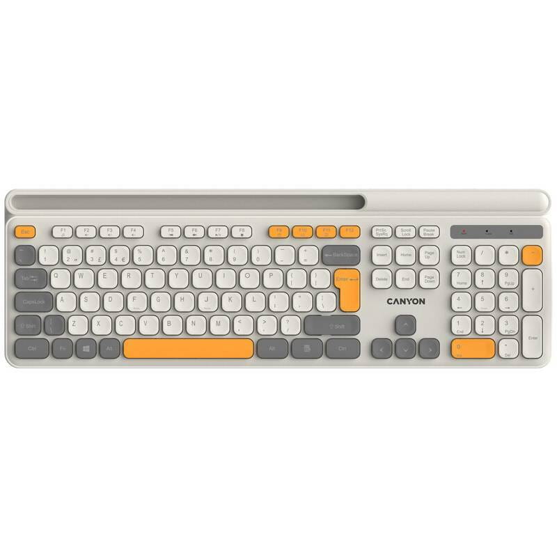 Клавіатура бездротова Canyon HKB-W03 Beige (CNS-HKBW03BG)