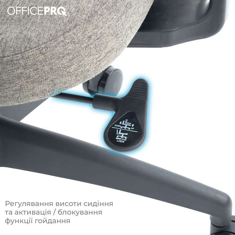 Кресло офисное OfficePro Elegant OC600-B-DG-DG Black/Dark Gray