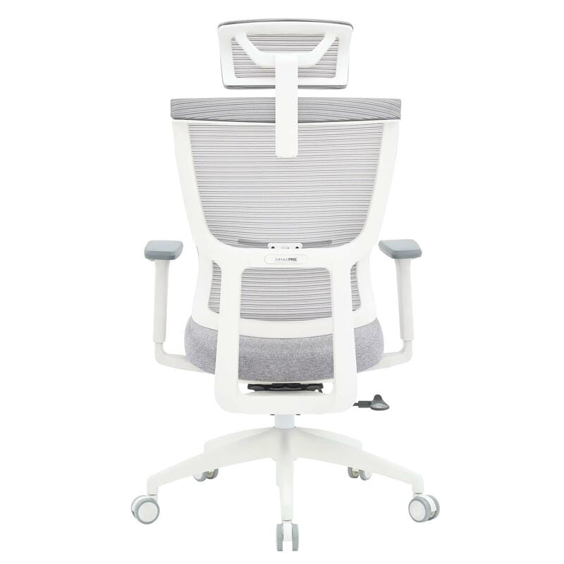 Крісло офісне OfficePro Elegant OC600-W-LG-LG White/Light Gray