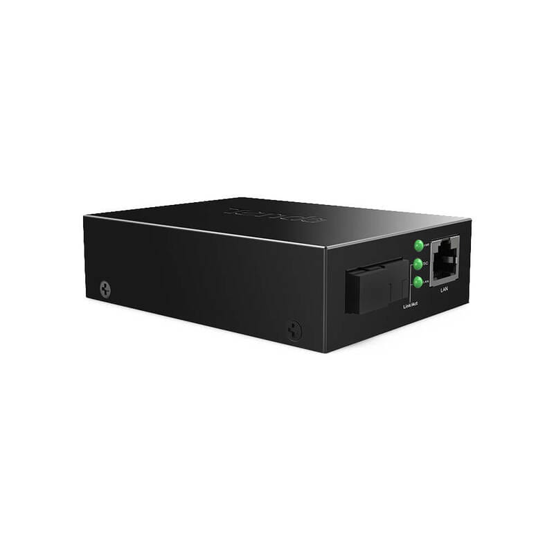 Медиаконвертер одномодовый Tenda TFC100A