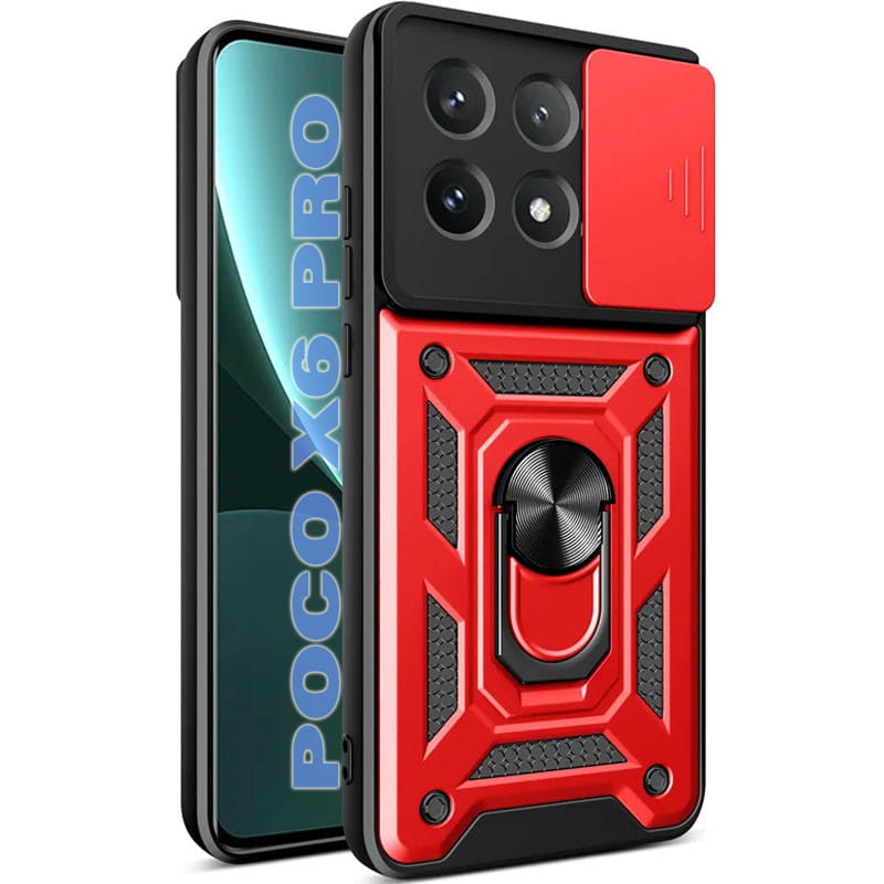 Чохол-накладка BeCover Military для Poco X6 Pro Red (711160)