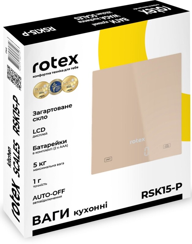 Весы кухонные Rotex RSK15-P