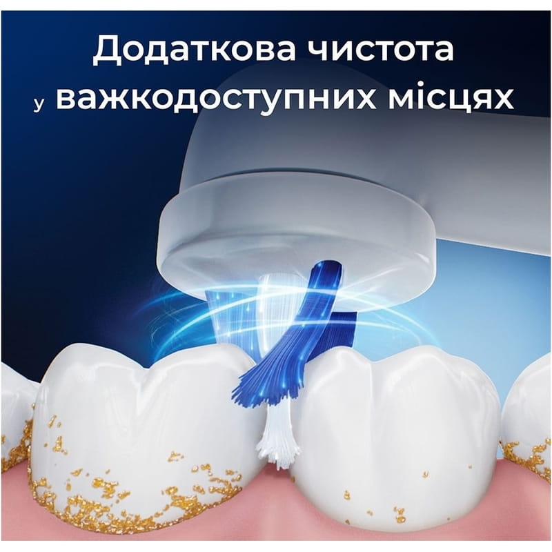 Насадка для зубної електрощітки Braun Oral-B iO RB TG-2 Interdental Clean Білі (2 шт)