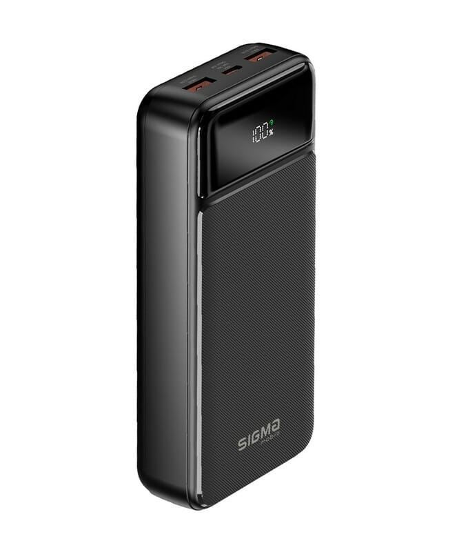 Универсальная мобильная батарея Sigma mobile X-Power SI20A4QL 20000mAh Black (4827798799710)