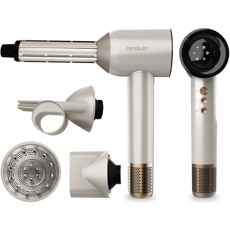 Фен Cecotec DryGlam Waves Champagne 4in1 (A01_EU01_103715)