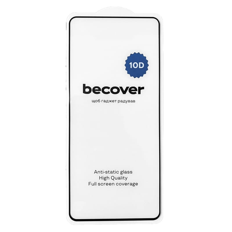 Захисне скло BeCover для Motorola Moto G54/G54 Power 10D Black (711824)