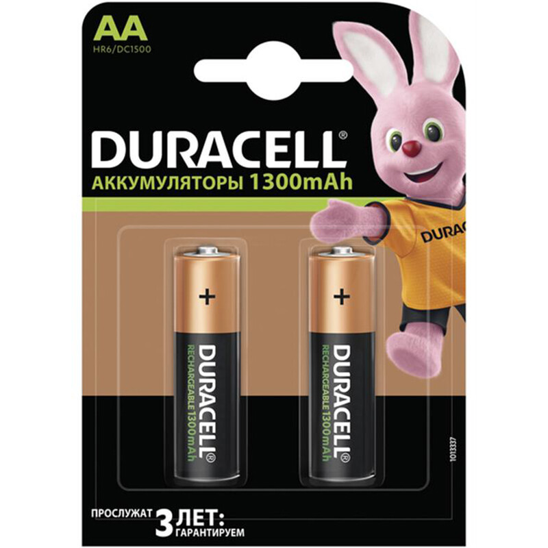 Акумулятор Duracell DC1500 Ni-MH AA/HR06 1300 mAh BL 2шт