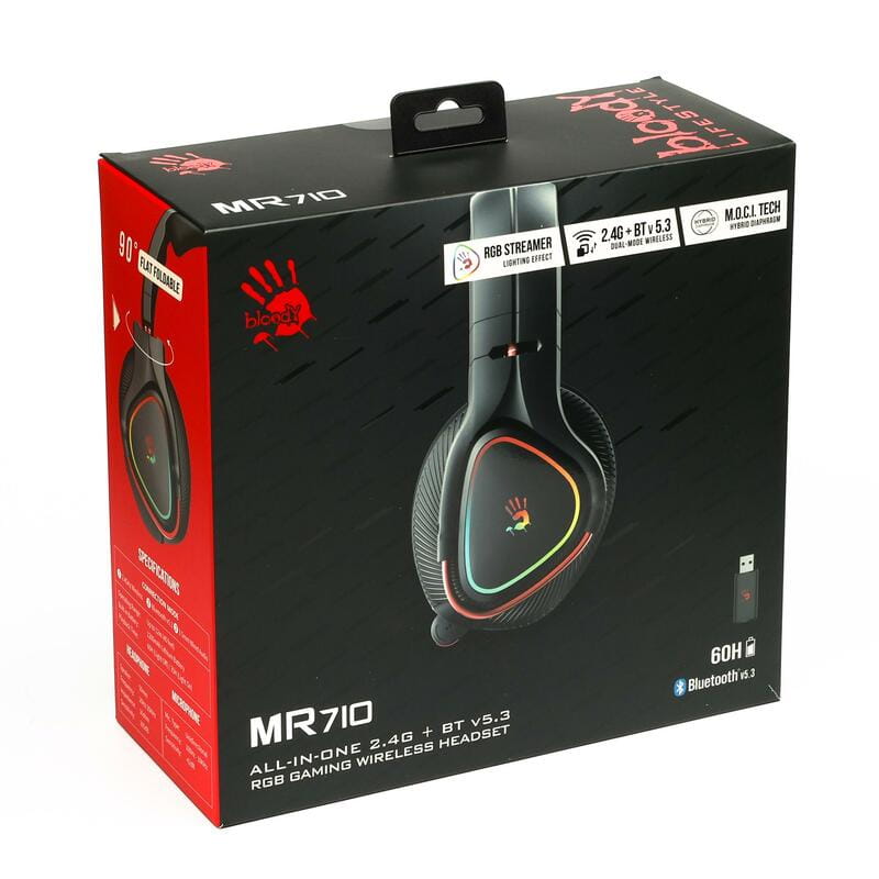 Bluetooth-гарнитура Bloody MR710 Black
