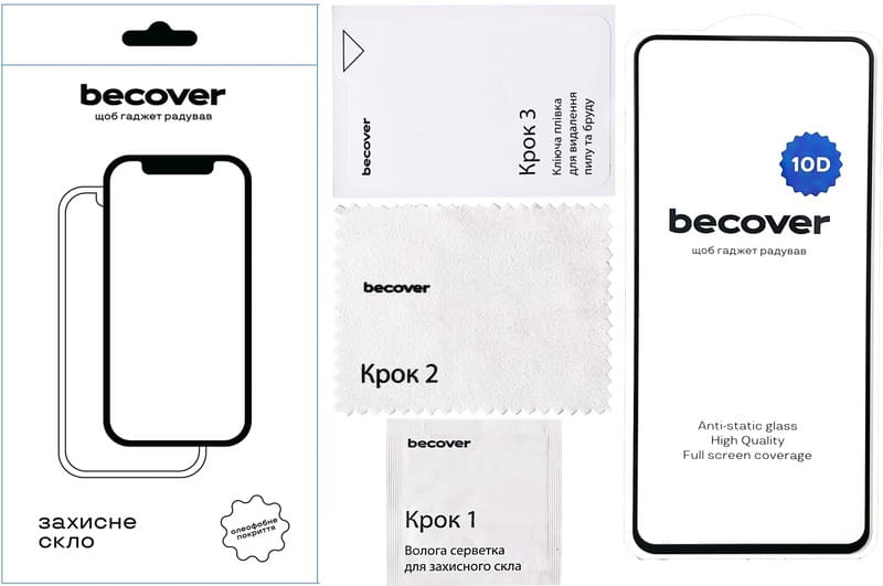 Защитное стекло BeCover для Google Pixel 6 10D Black (711866)
