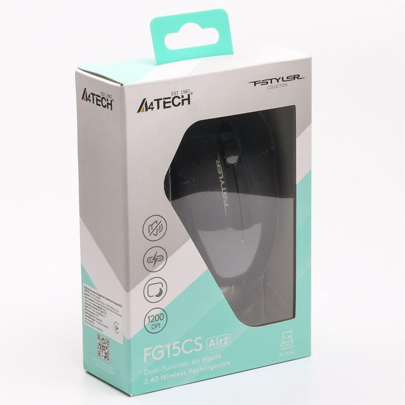 Миша бездротова A4Tech FG15CS Air2 Grey