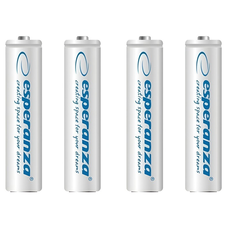 Акумулятор Esperanza Ni-MH AA/HR06 2000 mAh BL 4шт White