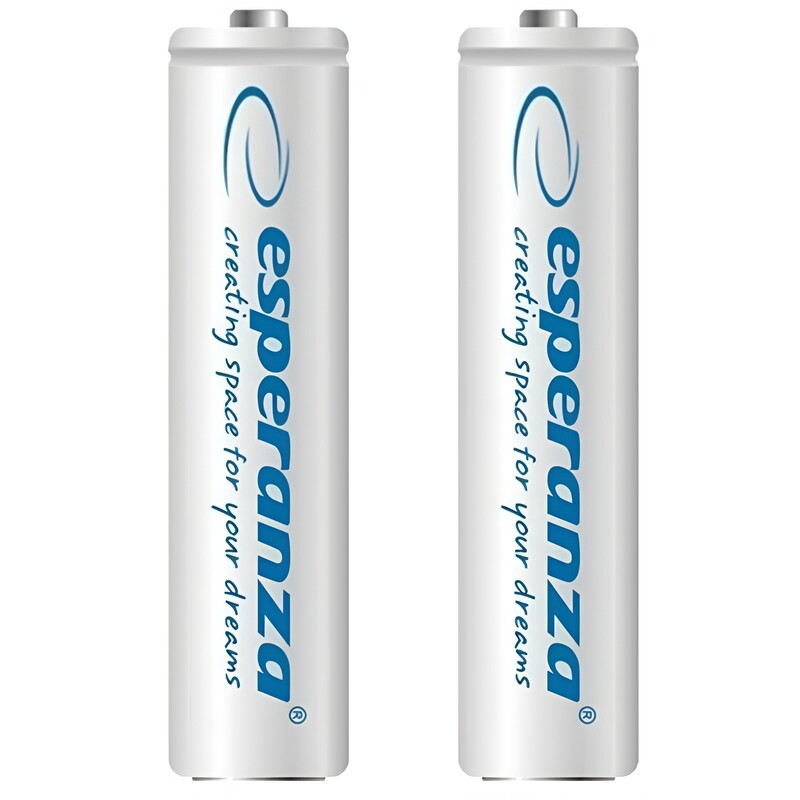 Акумулятор Esperanza Ni-MH AAA/HR03 1000 mAh BL 2шт White
