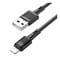 Фото - Кабель Hoco X83 USB - Lightning  (M/M), 1 м, Black (6931474770868) | click.ua