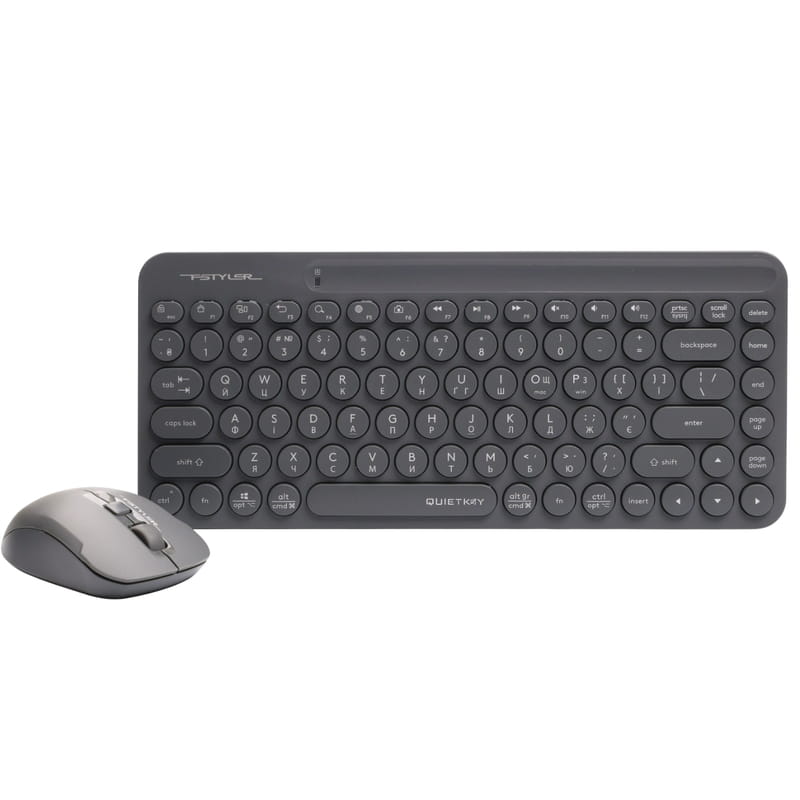 Комплект (клавиатура, мышь) беспроводной A4Tech FG3200 Air2 Grey