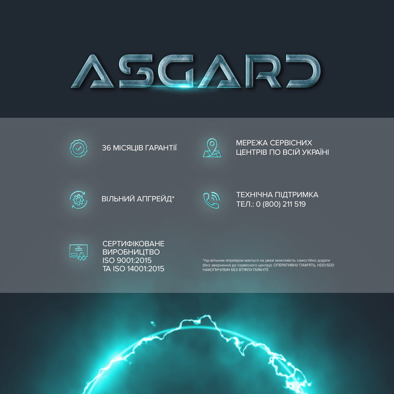 Персональный компьютер ASGARD Eir (I144F.32.S20.58.16.6012)