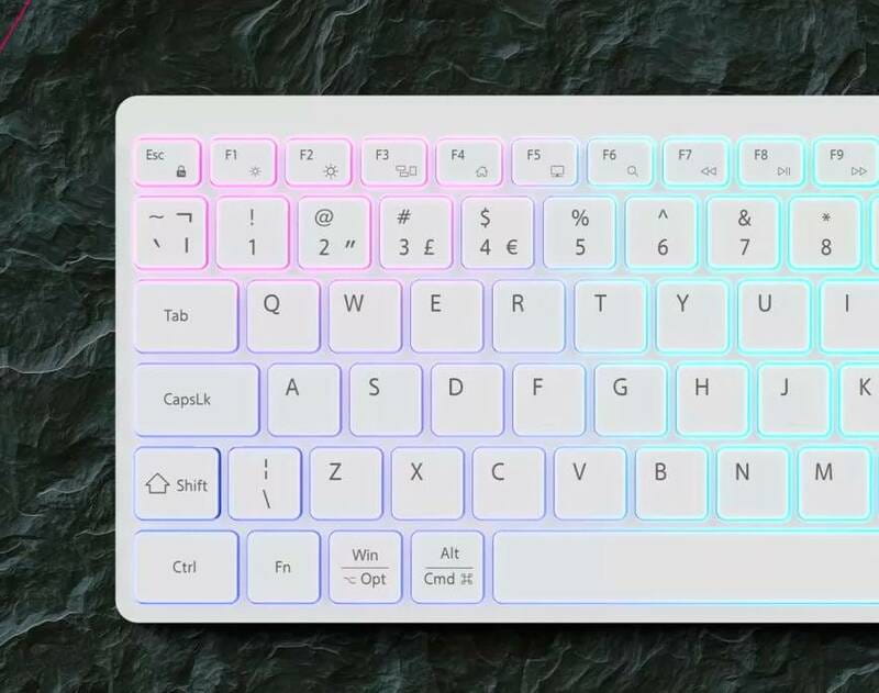 Клавіатура бездротова Canyon HKB-W11 White (CNS-HBTK11W)