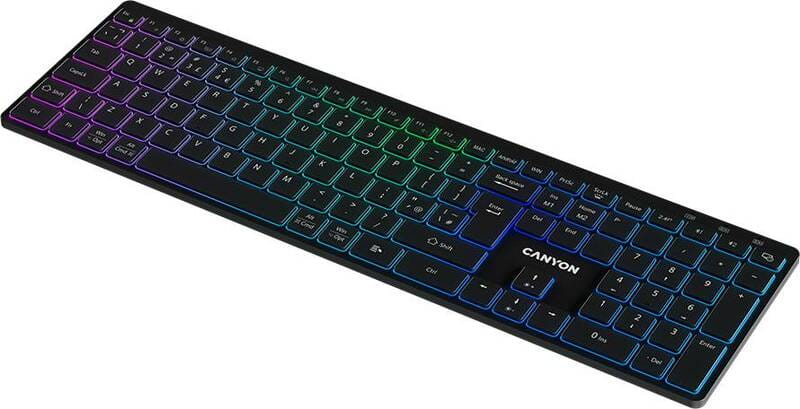 Клавиатура беспроводная Canyon HKB-W11 Black (CNS-HBTK11B)