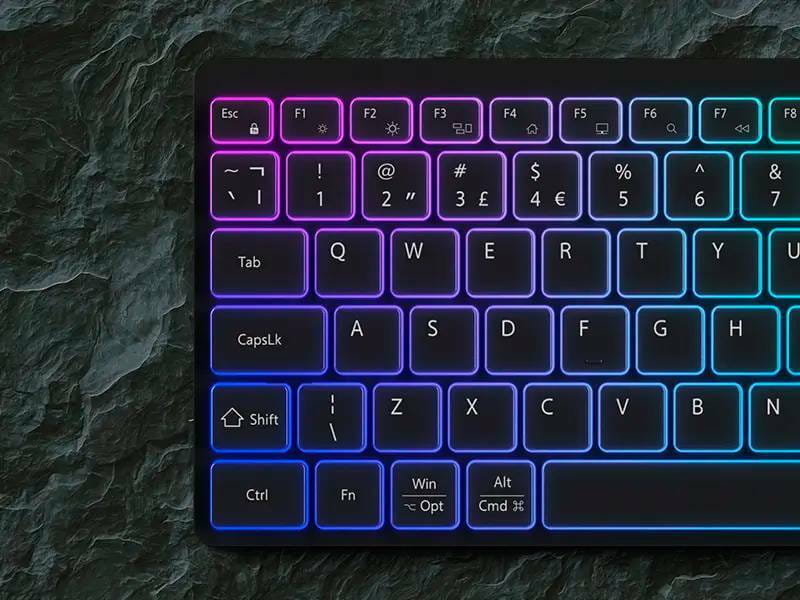 Клавиатура беспроводная Canyon HKB-W11 Black (CNS-HBTK11B)