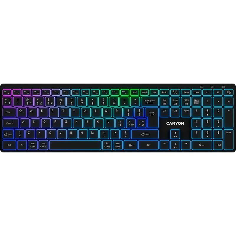 Клавиатура беспроводная Canyon HKB-W11 Black (CNS-HBTK11B)