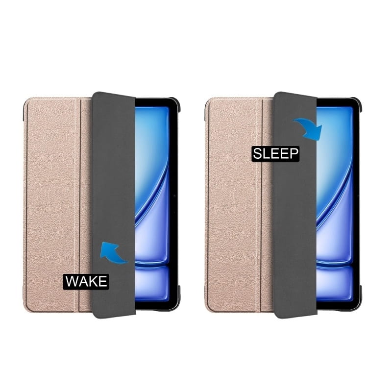 Чохол-книжка BeCover Smart Case для Apple iPad Air 11" M2/M3 (2024/2025) Pink (711595)