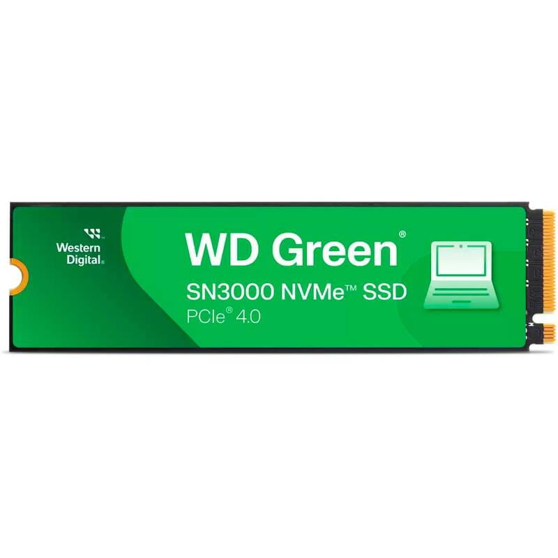 Накопичувач SSD 2TB WD Green SN3000 M.2 2280 PCIe 4.0 x4 3D NAND QLC (WDS200T4G0E)