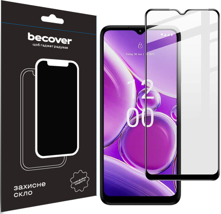 Защитное стекло BeCover для Nokia G42 5G Black (710729)