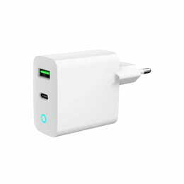 Мережевий зарядний пристрій Gembird (1USBх3A 18W + 1USB-Cх3A 20W) White (TA-UC-PDQC20L-W-01)
