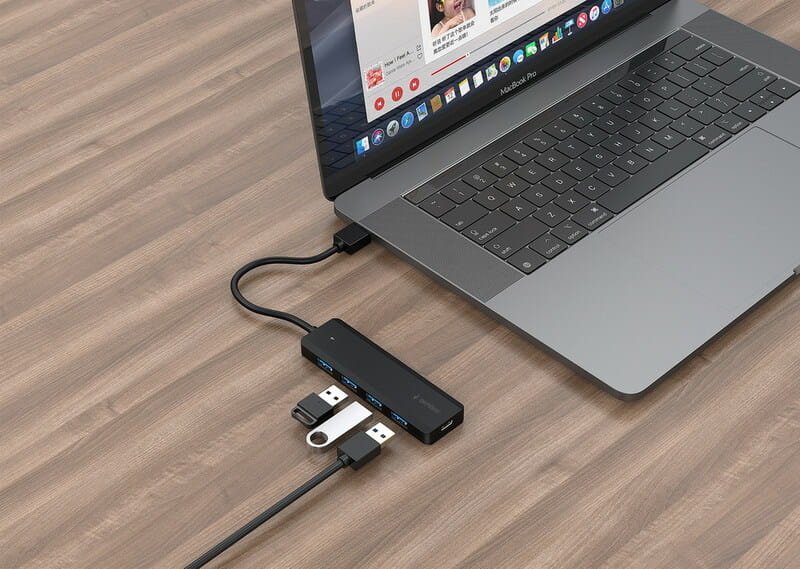 USB-хаб Gembird 4 ports USB 3.1 Black (UHB-U3P4P-02)