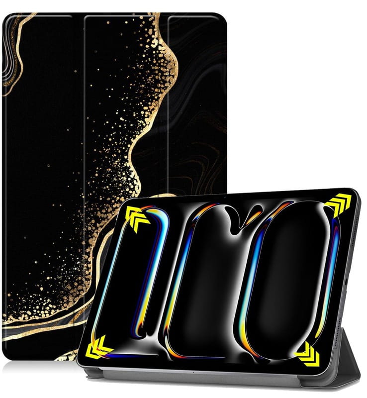 Чeхол-книжка BeCover Smart Case для Apple iPad Pro 11" M4 2024 Black Abstraction (711630)