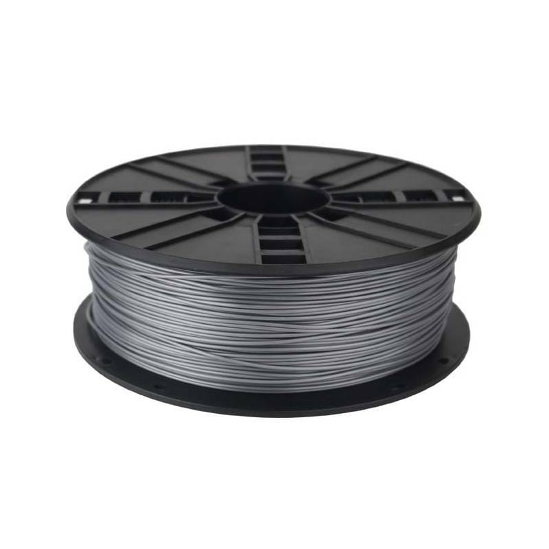 Филамент пластик Gembird для 3D-принтера 3DP-PLA 1.75 мм 1 кг, серебристый (3DP-PLA1.75-01-S)