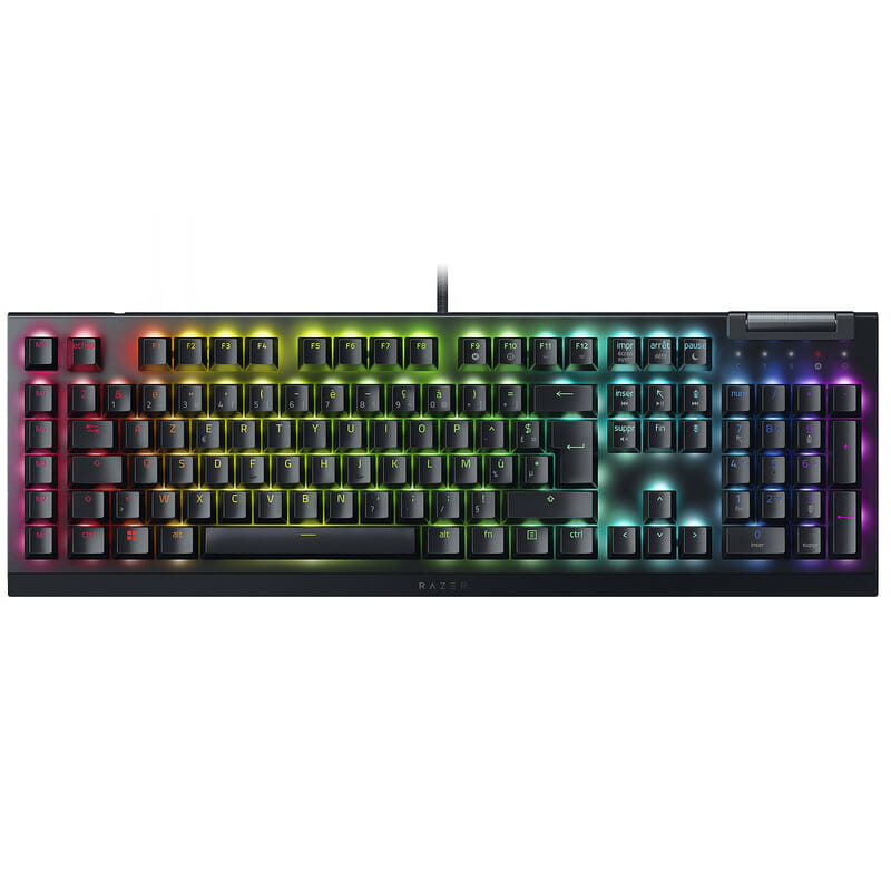 Клавиатура Razer BlackWidow V4 X Green Switch RU Black (RZ03-04700800-R3R1)