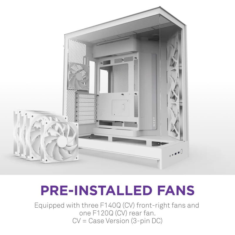 Корпус NZXT H9 Flow White (CM-H92FW-01)