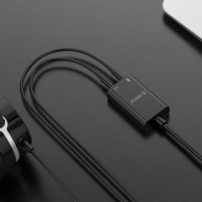 Звукова карта Orico (CA911455) SKT2-BK Black USB2.0-Audio