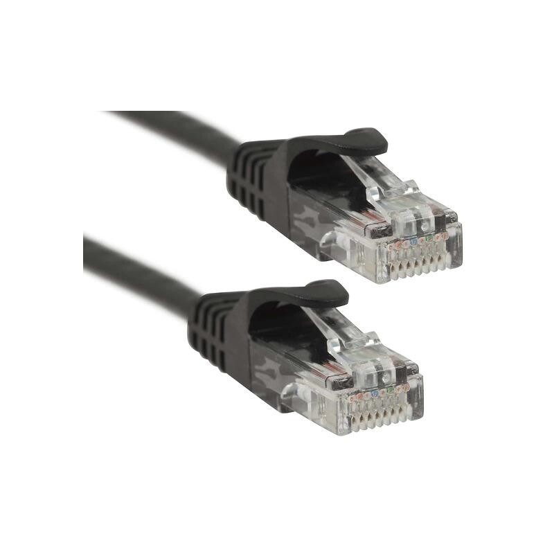 Патч-корд PowerPlant (CA911585) cat.5e, UTP, 3 м, черный