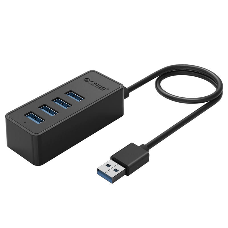 Концентратор USB3.0 Orico (CA912735) W5P-U3-030-BK Black 4хUSB3.0