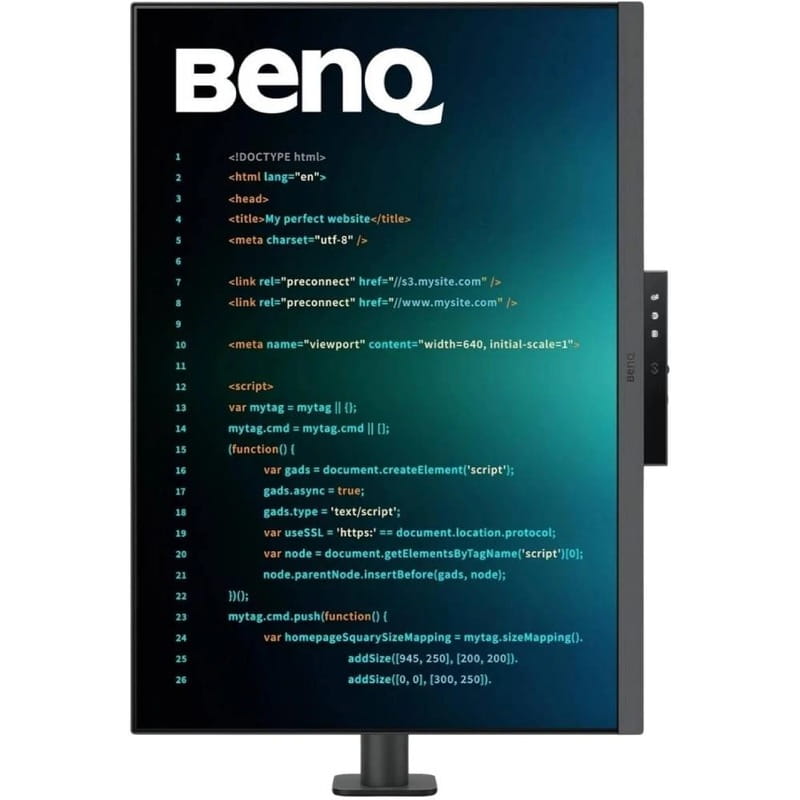 Монітор BenQ 28.2" RD280UA (9H.LM2LJ.TBE) IPS Metallic Gray