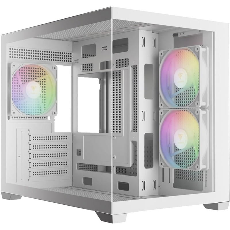 Корпус Gamdias Aura GC10M V2 WH ARGB White без БЖ