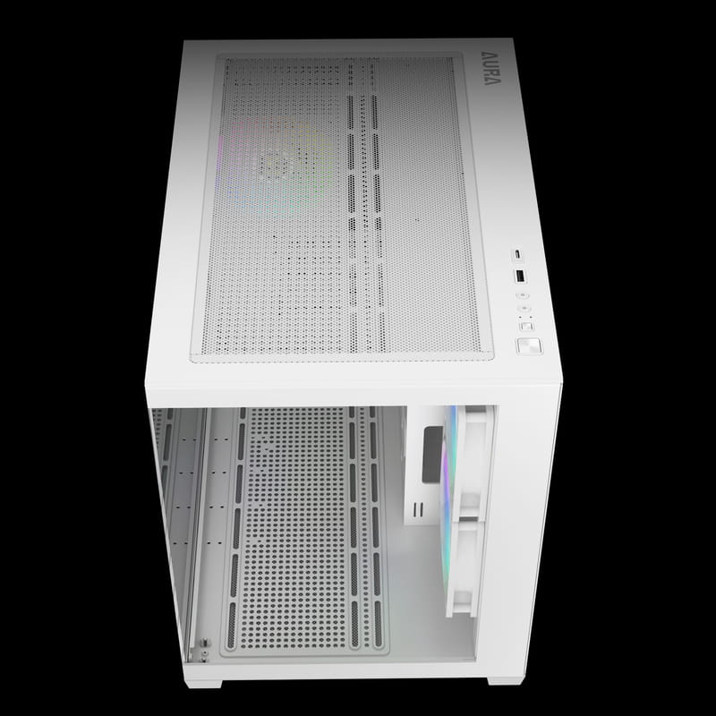 Корпус Gamdias Aura GC10M V2 WH ARGB White без БЖ