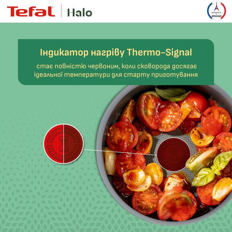 Сотейник с крышкой Tefal Halo 24 см  (C3123253)