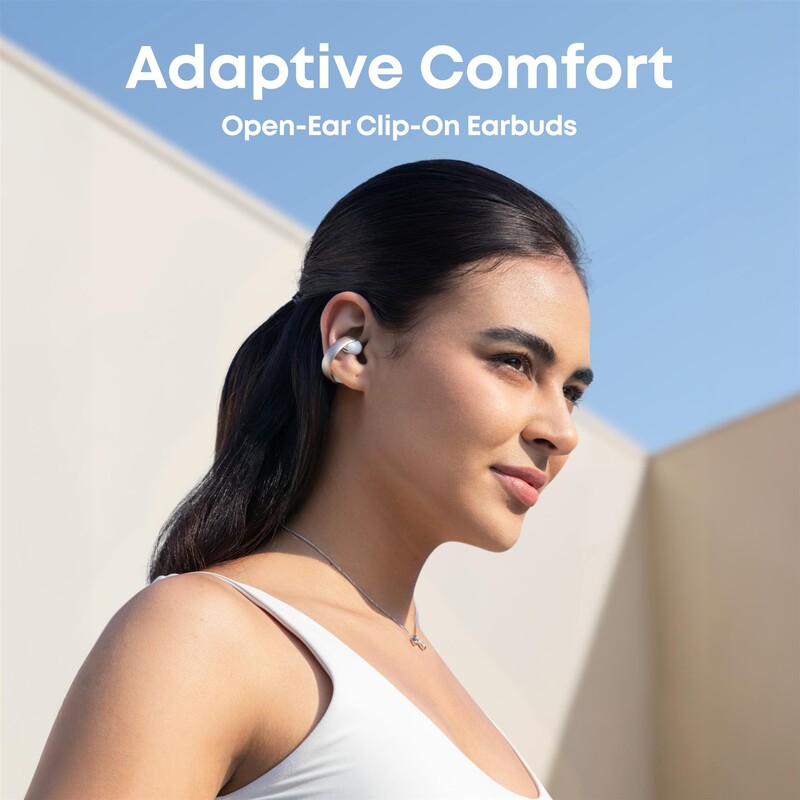 Bluetooth-гарнитура Anker SoundCore AeroClip White (A3388G21)