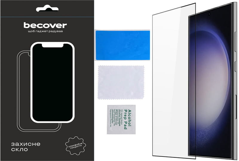 Захисне скло BeCover для Samsung Galaxy S24 Ultra SM-S928 Black (711318)