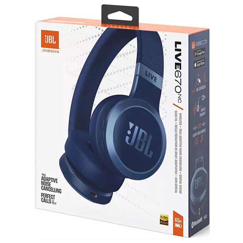 Bluetooth-гарнитура JBL Live 670NC Blue (JBLLIVE670NCBLU)