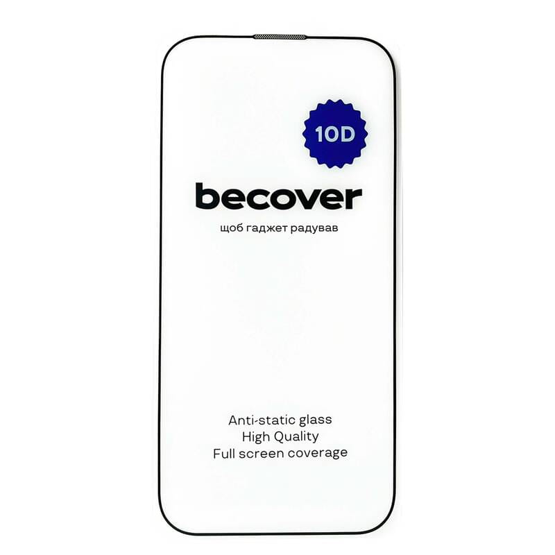 Защитное стекло BeCover для Apple iPhone 14 Pro 10D Black (711327)