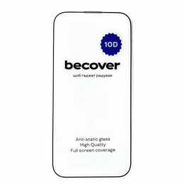 Захисне скло BeCover для Apple iPhone 14 Pro 10D Black (711327)